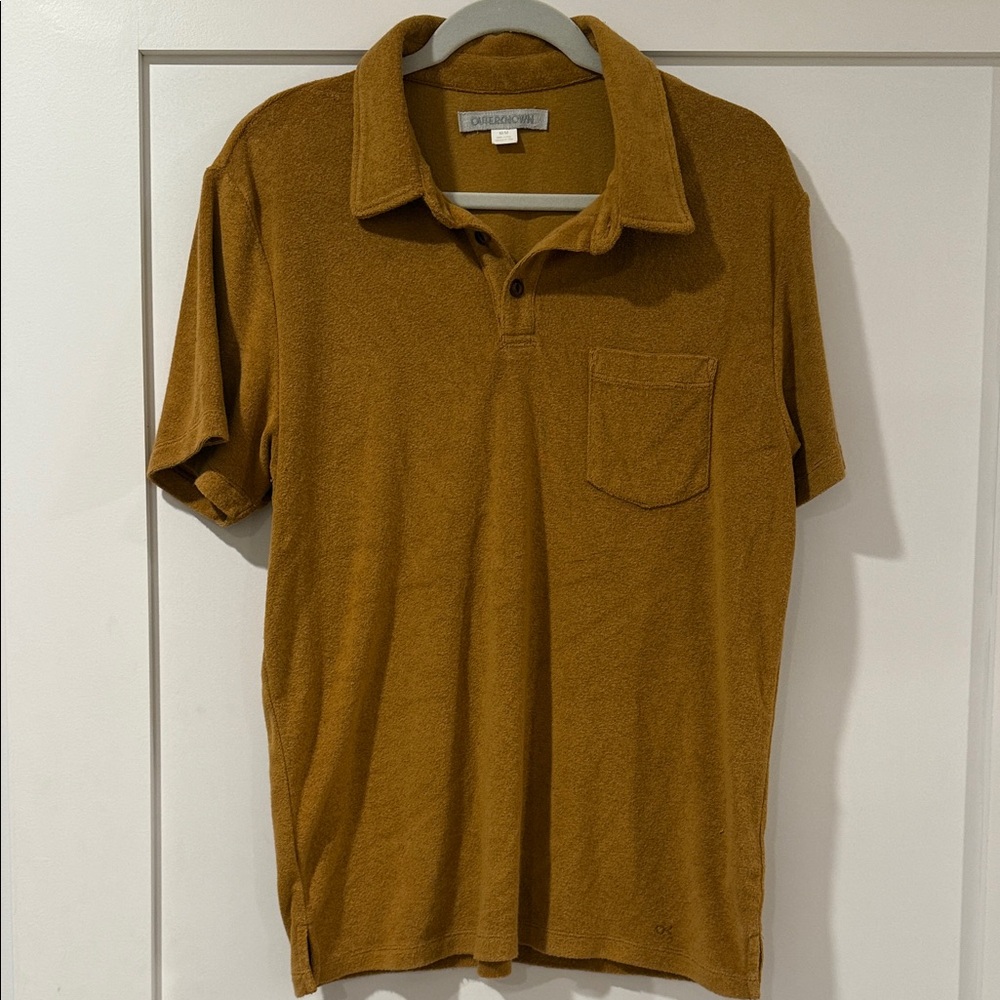 Outerknown Brown Polo Shirt
